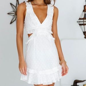 Hello Molly SO INTO YOU DRESS WHITE